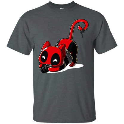 Deadpool Cat Shirt Playing With Grenade - WeCustomit