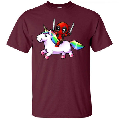 Deadpool Riding Unicorn Shirt - WeCustomit