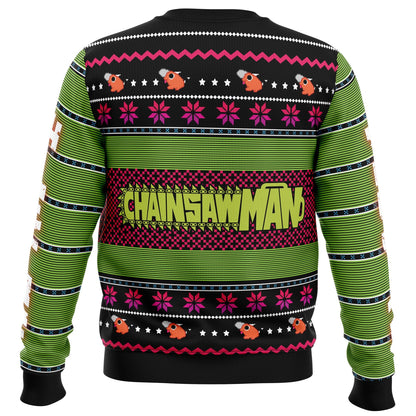 Denji Chainsaw Man Ugly Christmas Sweater - WeCustomit
