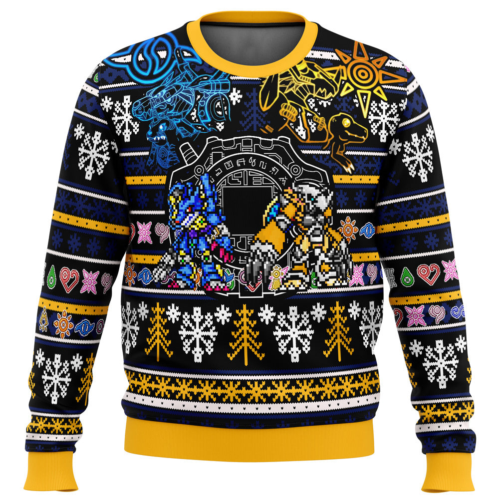 Digimon Ugly Christmas Sweater - WeCustomit