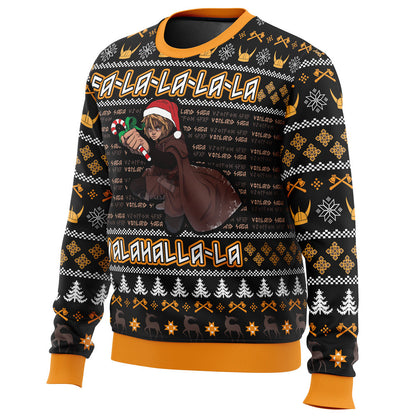 Falalala Valahalla Vinland Saga Christmas Sweater - WeCustomit
