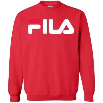 Fila Sweater Red White Logo - WeCustomit