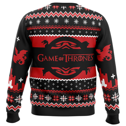 Game of Thrones House Targaryen Ugly Christmas Sweater - WeCustomit