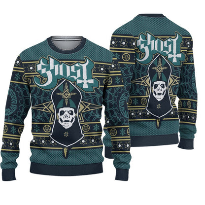 Ghost Band Ugly Christmas Sweater For Men & Women Christmas Gift Sweater PT945 - WeCustomit
