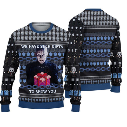 Hellraiser Ugly Christmas Sweater For Men & Women Christmas Gift Sweater BH619 - WeCustomit
