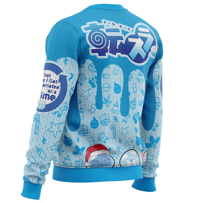 I Got Slimy That time I got reincarnated as a slime Christmas Sweater - WeCustomit