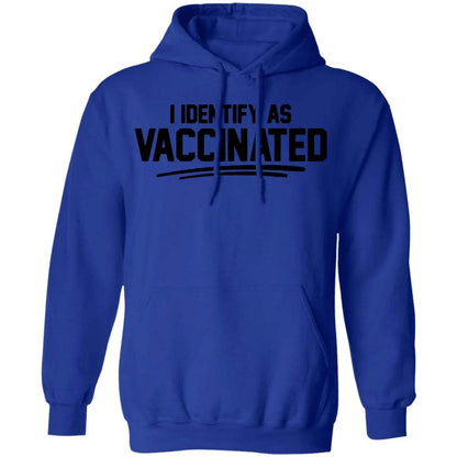 I Identify As Vaccinated Hoodie Light - WeCustomit