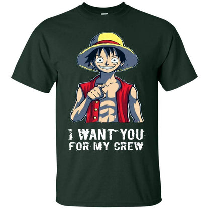 I Want You For My Crew One Piece Luffy Shirt - WeCustomit