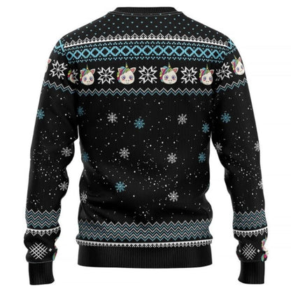 Unicorn Pew Pew Ugly Christmas Sweater For Men & Women Christmas Gift Sweater US2774 - WeCustomit