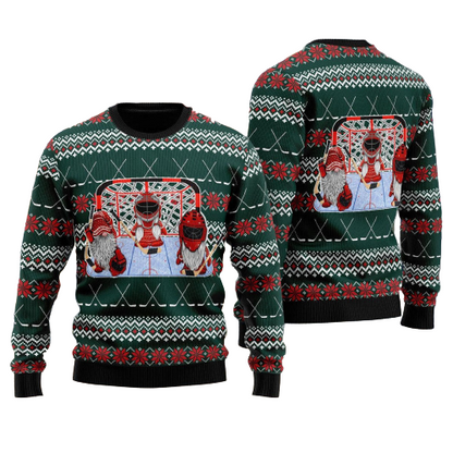 Hockey Lovers Ugly Christmas Sweater For Men & Women Christmas Gift Sweater US1172 - WeCustomit