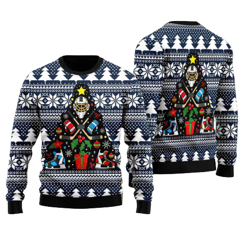 Hockey Ugly Christmas Sweater For Men & Women Christmas Gift Sweater US1176 - WeCustomit