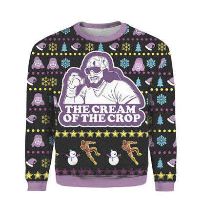 The Cream of the Crop Ugly Christmas Sweater For Men & Women Christmas Gift Thanksgiving Sweater US4398 - WeCustomit