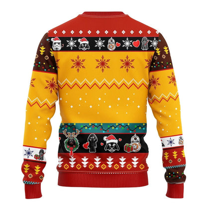Trooper Da.rth Va.der And Friends Ugly Christmas Sweater For Men & Women Christmas Gift Sweater US3888 - WeCustomit