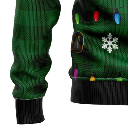Ho Ho Ho Cat Face Christmas Ugly Christmas Sweater For Men & Women Christmas Gift Sweater US2440 - WeCustomit