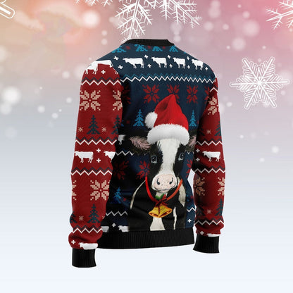 Lovely Cow Ugly Christmas Sweater For Men & Women Christmas Gift Thanksgiving Sweater US4306 - WeCustomit
