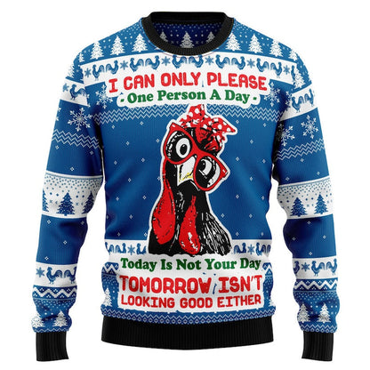 Funny Chicken Ugly Christmas Sweater For Men & Women Christmas Gift Sweater US2439 - WeCustomit