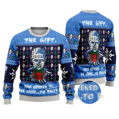Hellraiser Ugly Christmas Sweater For Men & Women Christmas Gift Sweater US4502 - WeCustomit
