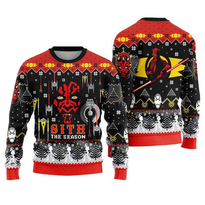 Sith The Season Ugly Christmas Sweater For Men & Women Christmas Gift Sweater US4482 - WeCustomit