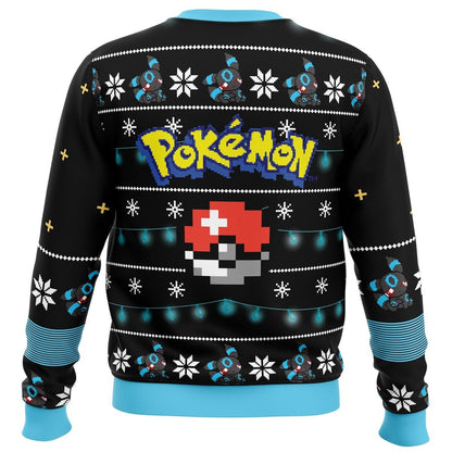 Umbreon PKM Ugly Christmas Sweater For Men & Women Christmas Gift Sweater BH1021 - WeCustomit