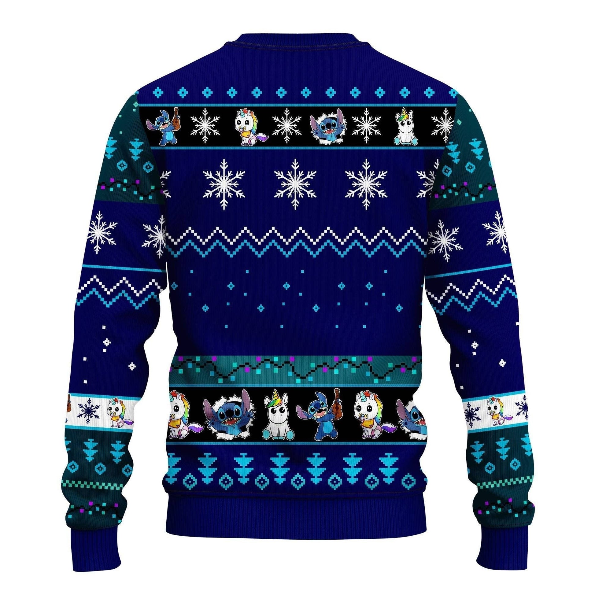 Stitch Unicorn Gift Ugly Christmas Sweater For Men & Women Christmas Gift Sweater BH889 - WeCustomit
