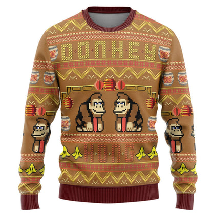 Donkey Kong Ugly Christmas Sweater For Men & Women Christmas Gift Sweater PT1412 - WeCustomit