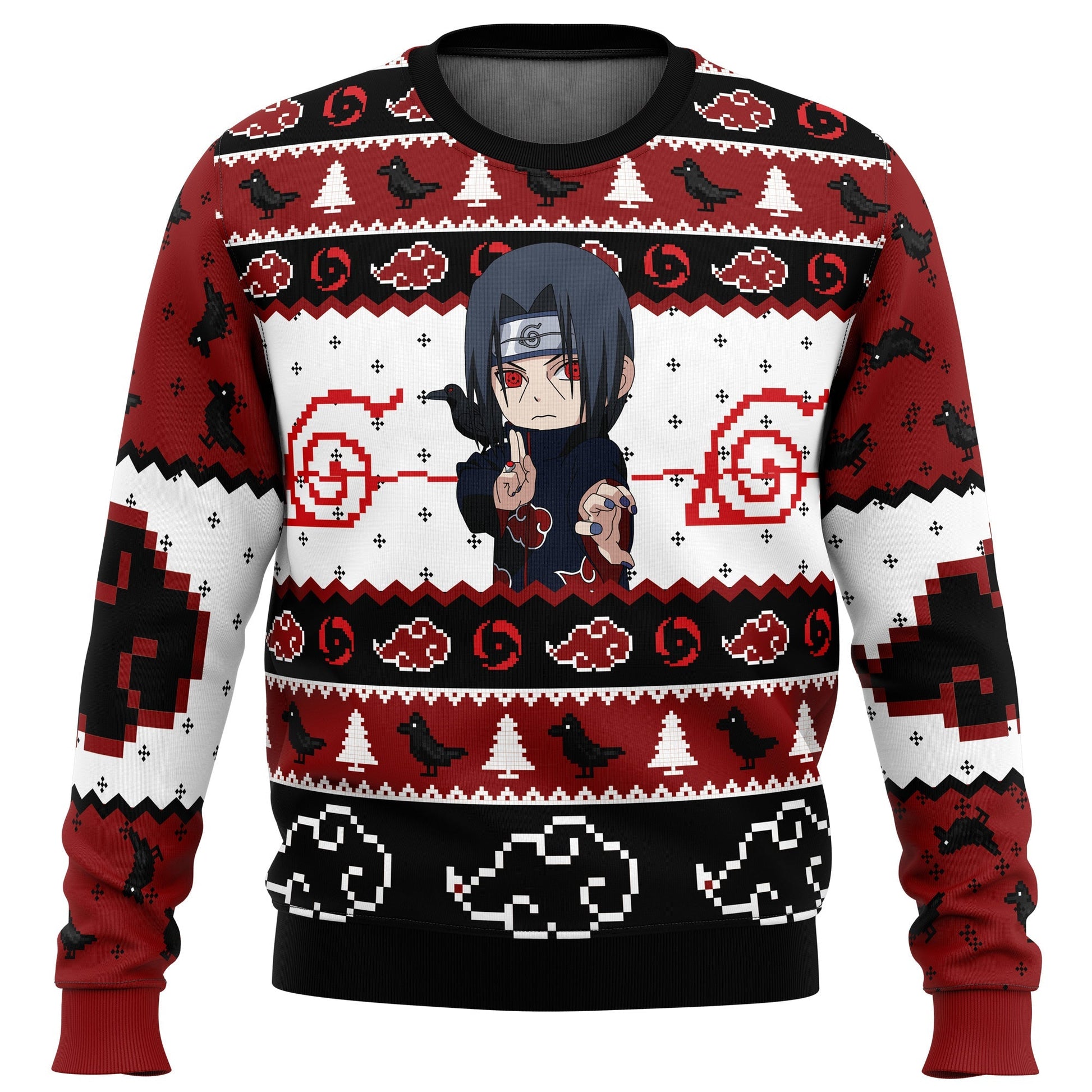 Itachi Uchiha Chibi Akatsuki Naruto Ugly Christmas Sweater - WeCustomit