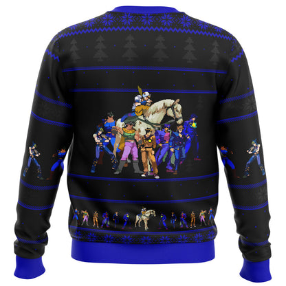 Jojo's Bizarre Adventure Generations Ugly Christmas Sweater - WeCustomit