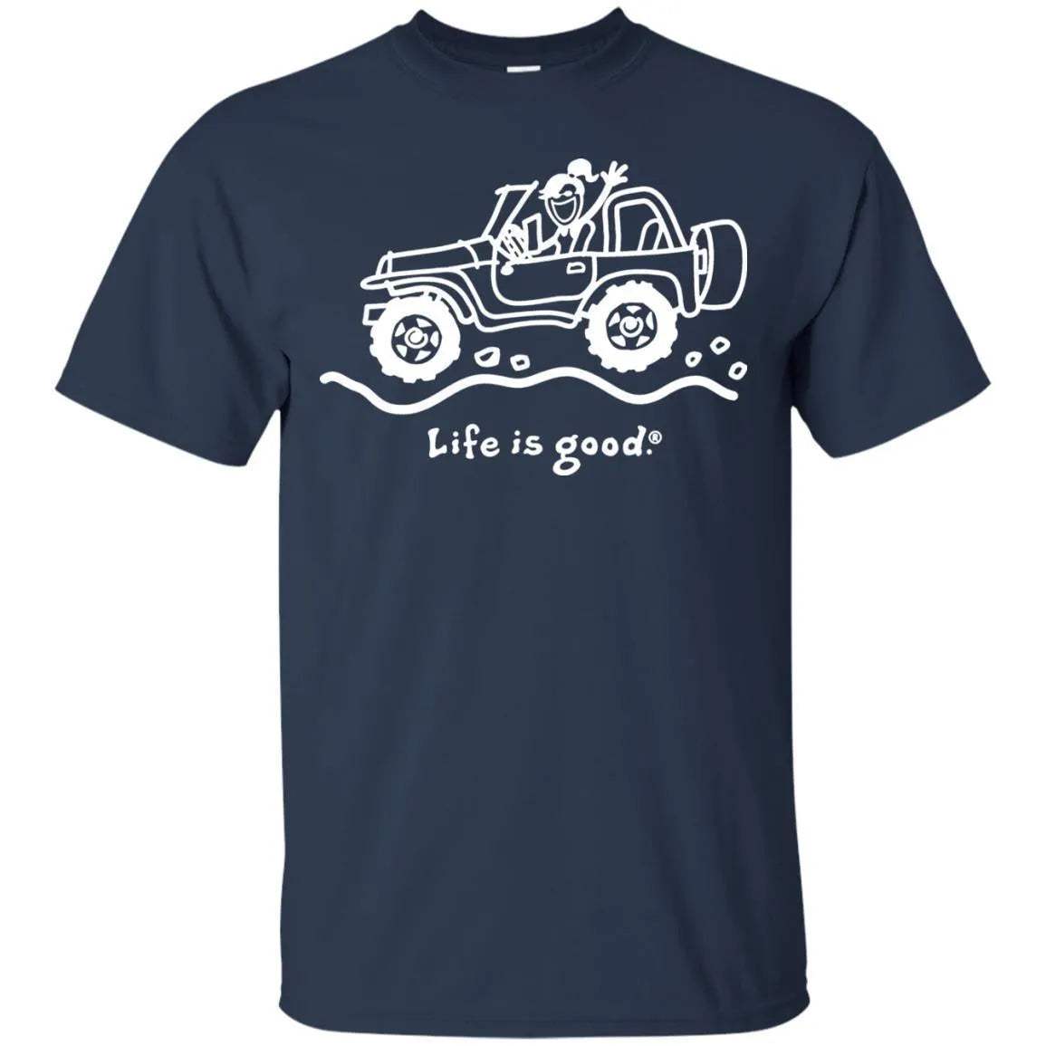 Life Is Good Jeep Shirt For Women - WeCustomit