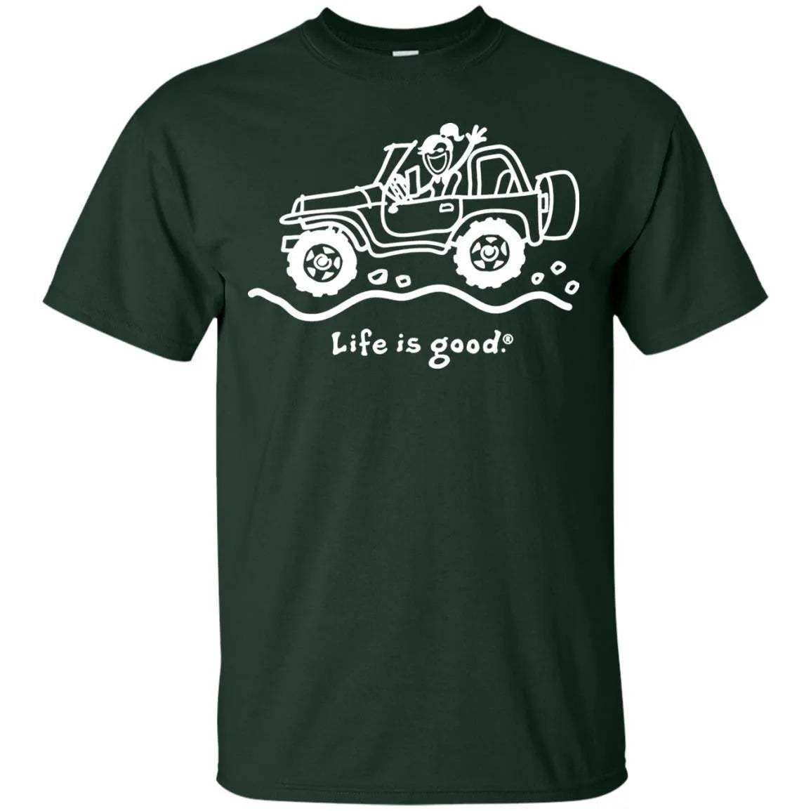 Life Is Good Jeep Shirt For Women - WeCustomit