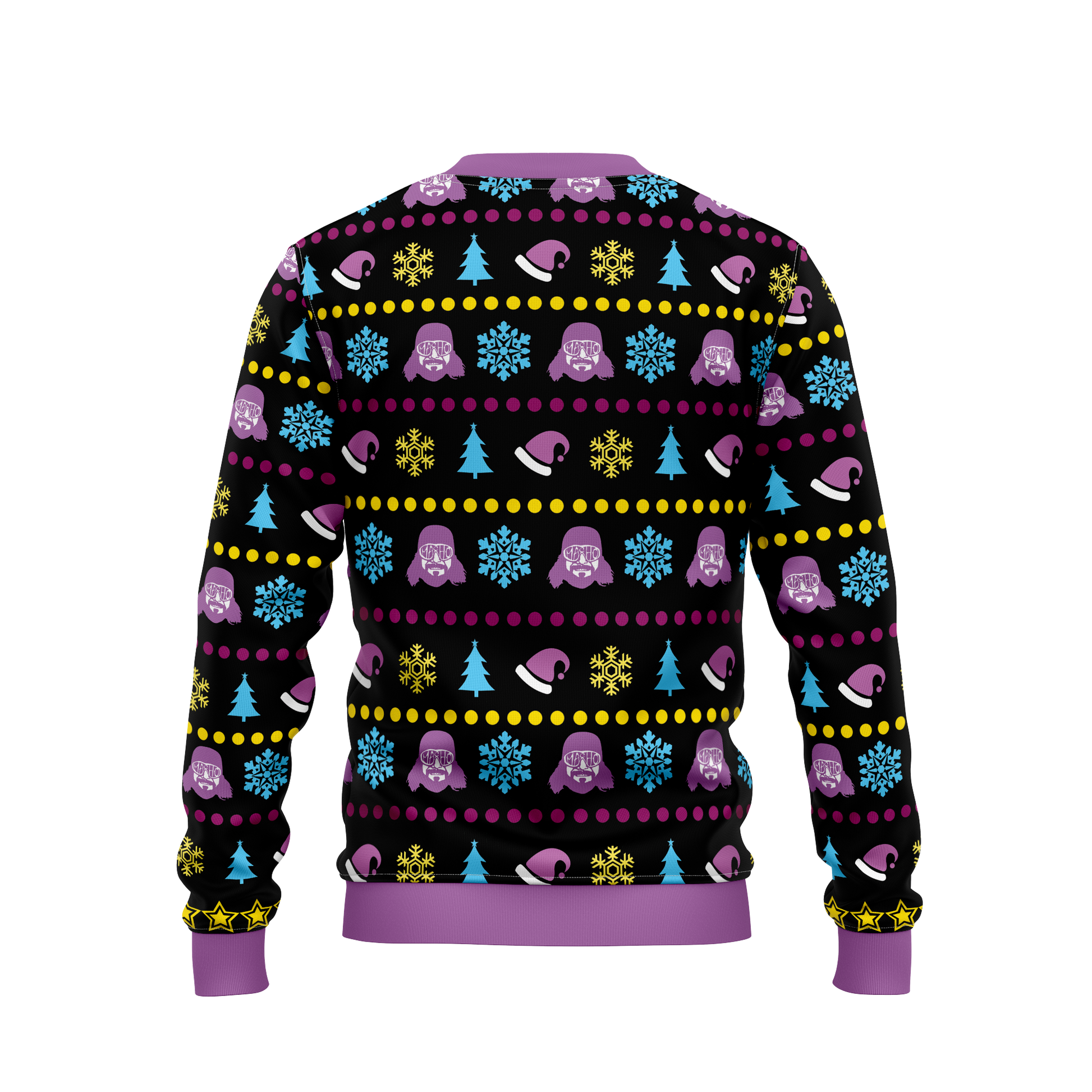 Macho Man And Hulkmania Power Pro Wrestling Ugly Christmas Sweater - WeCustomit
