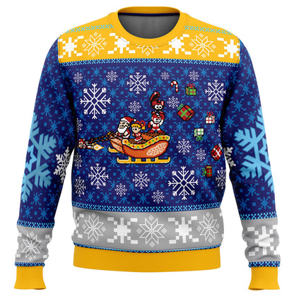 Mega Merry Christmas Mega Man Ugly Christmas Sweater - WeCustomit