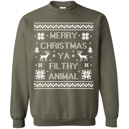 Merry Christmas Ya Filthy Animal Sweater - WeCustomit