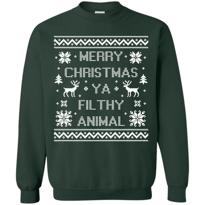 Merry Christmas Ya Filthy Animal Sweater - WeCustomit