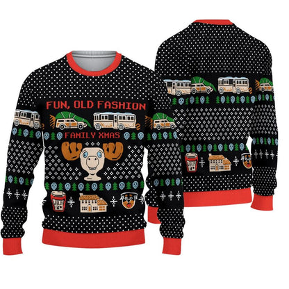 National Lampoons Christmas Vacation Ugly Christmas Sweater For Men & Women Christmas Gift Sweater PT888 - WeCustomit