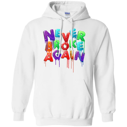 Never Broke Again Hoodie Colorful - WeCustomit