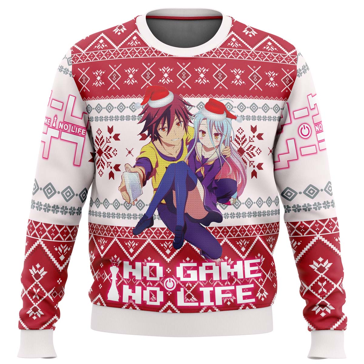 No Game No Life Alt Ugly Christmas Sweater - WeCustomit