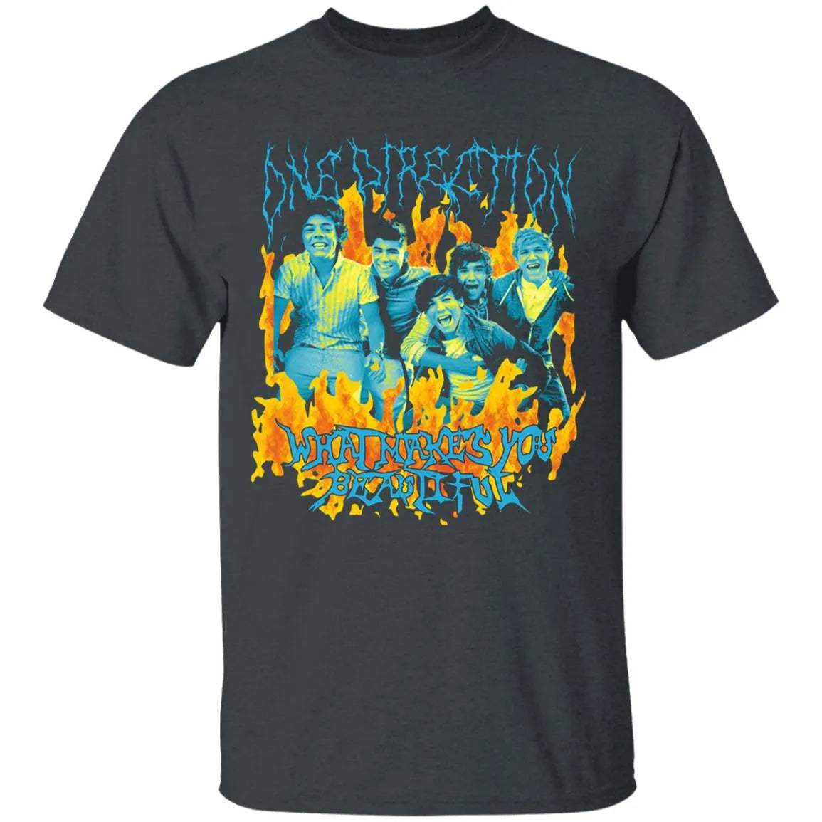 One Direction Metal Shirt - WeCustomit