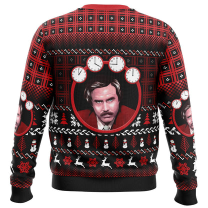 Say Whhhhaaat Anchorman Ugly Christmas Sweater - WeCustomit