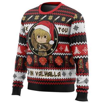 See You in Valhalla Vinland Saga Christmas Sweater - WeCustomit