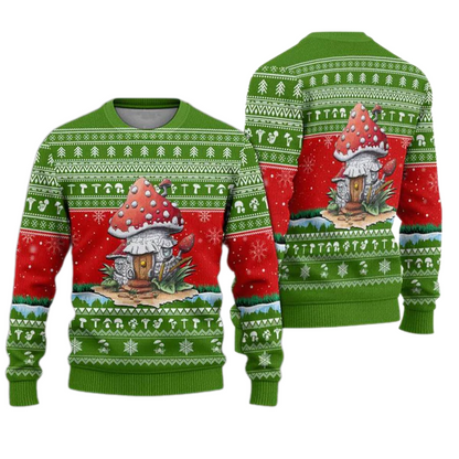 Mushroom Lover Ugly Christmas Sweater For Men & Women Christmas Gift Sweater US1613 - WeCustomit