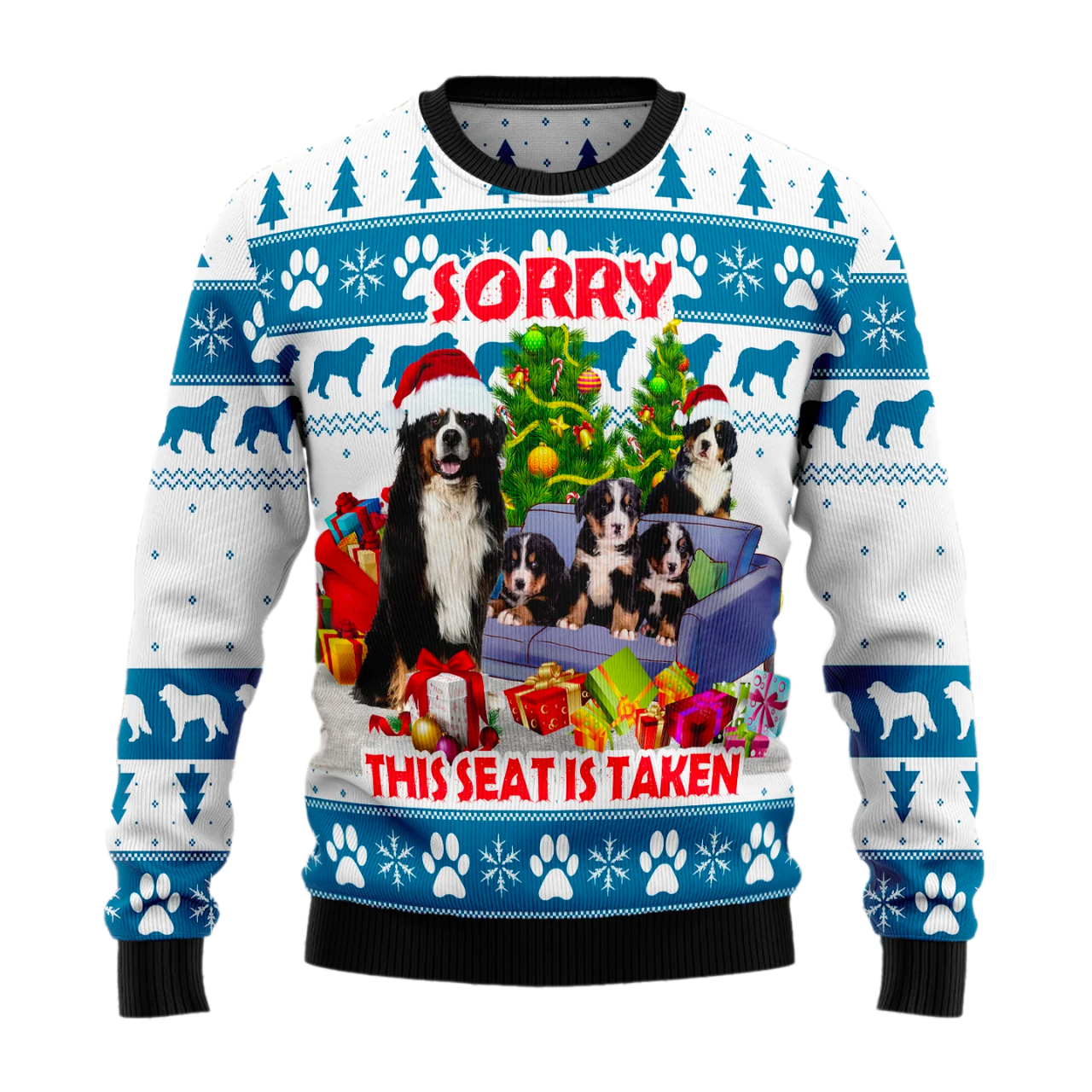 Dog Lover Ugly Christmas Sweater For Men & Women Christmas Gift Sweater US1844 - WeCustomit