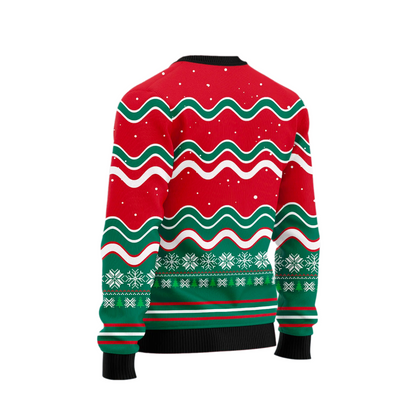 Black Cat Christmas Tree Ugly Christmas Sweater For Men & Women Christmas Gift Sweater US2477 - WeCustomit