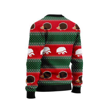 I Have A Furry Character Like A Hedgehog Ugly Christmas Sweater For Men & Women Christmas Gift Sweater US2525 - WeCustomit