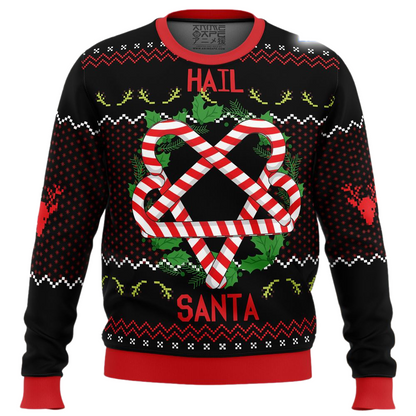 Hail Santa Ugly Christmas Sweater For Men & Women Christmas Gift Sweater US2733 - WeCustomit