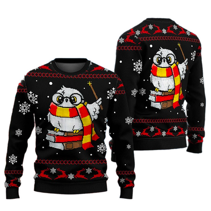 Magic Owl Ugly Christmas Sweater For Men & Women Christmas Gift Sweater US2764 - WeCustomit