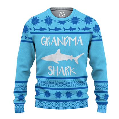 Shark Christmas Ugly Christmas Sweater For Men & Women Christmas Gift Sweater US3290 - WeCustomit