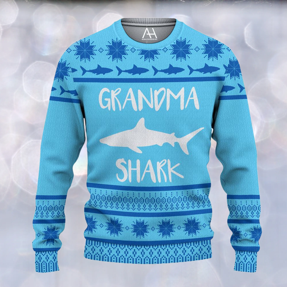 Shark Christmas Ugly Christmas Sweater For Men & Women Christmas Gift Sweater US3290 - WeCustomit