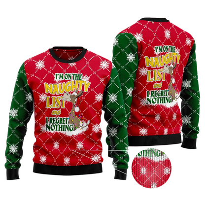 Donkey Naughty Ugly Christmas Sweater For Men & Women Christmas Gift Sweater US3374 - WeCustomit