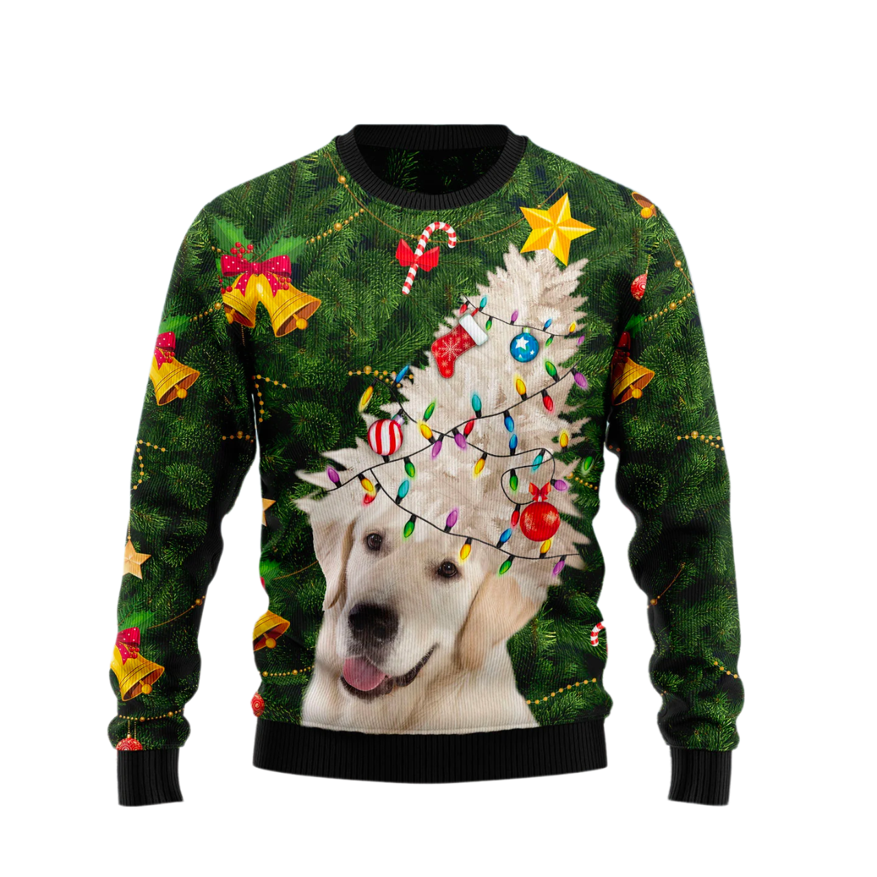 Dog Noel Tree Ugly Christmas Sweater For Men & Women Christmas Gift Sweater US3548 - WeCustomit