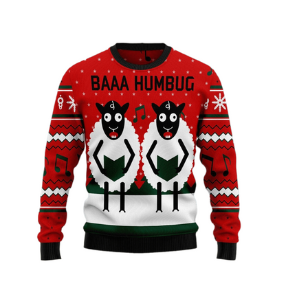Sheep Lalala Ugly Christmas Sweater For Men & Women Christmas Gift Sweater US3452 - WeCustomit